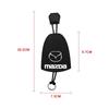 For Mazda Leather Car Logo Key Cover Case Auto Key Bag Shell Keychain Car Accessories For Mazda 3 6 CX-3 CX-5 CX-7 CX-9 CX3 CX5
