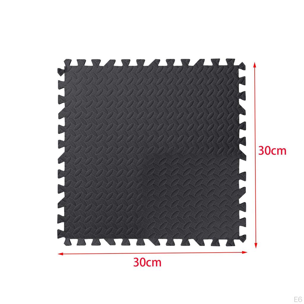 Cushioned Interlocking Tiles for Home Gym and Fitness Activities