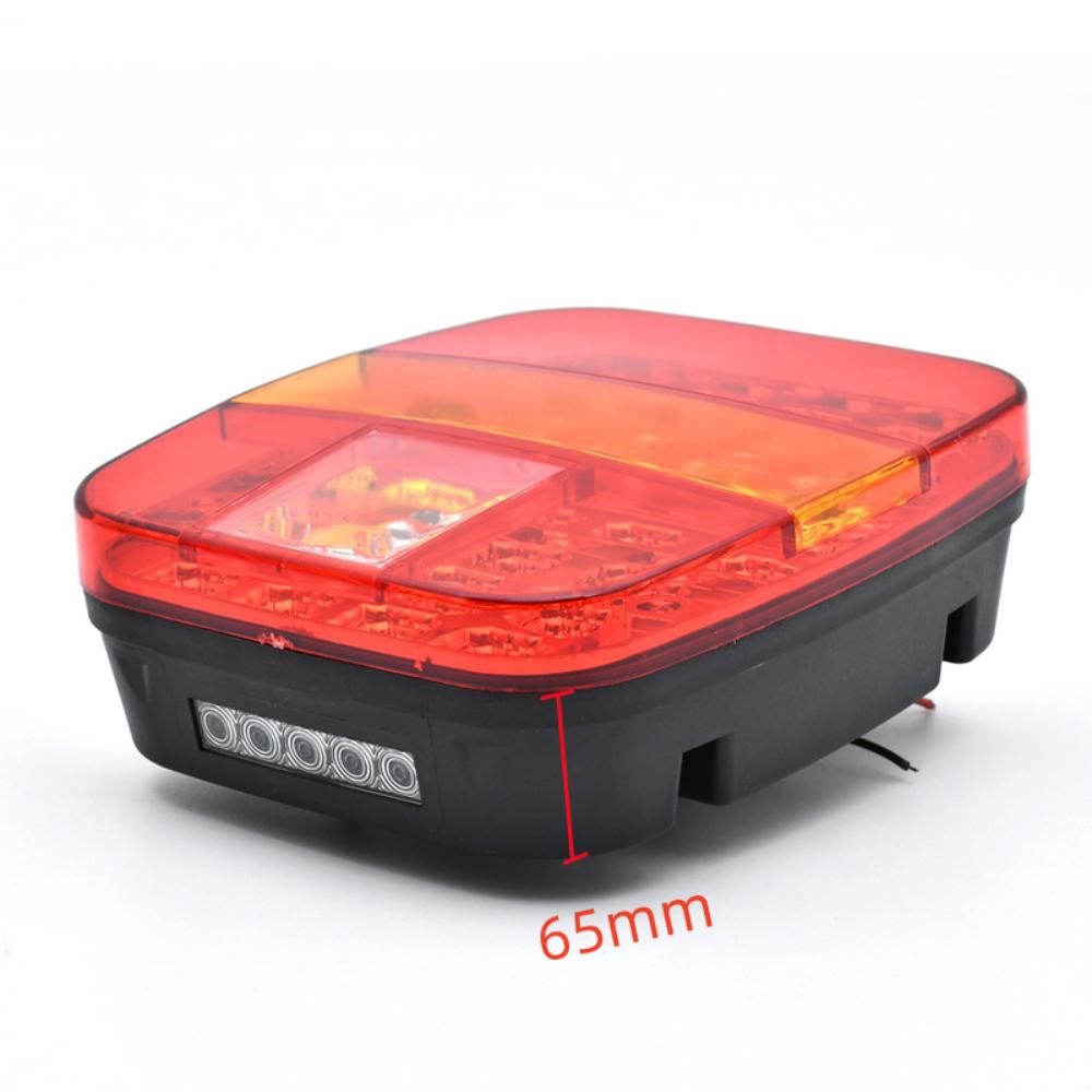 2x 12V 24V 39 LED Rear Brake Stop Turn Tail Light License Plate Lamp Truck Trailer Lorry Van For Ford Jeep Wrangler CJ YJ JK