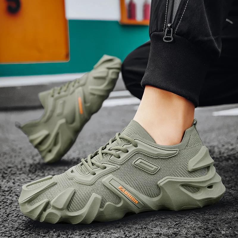 Men's Breathable Mesh Casual Sneakers Original Comfort Lightweight Sports Running Shoes for Men