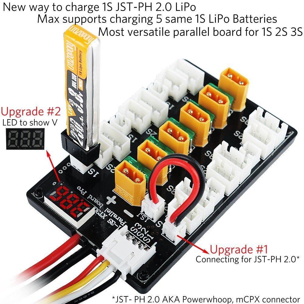 

XT30 Plug Паралельна зарядна плата RC Зарядні пристрої для акумуляторів IMAX B6 Balance Charger Аксесуари RC