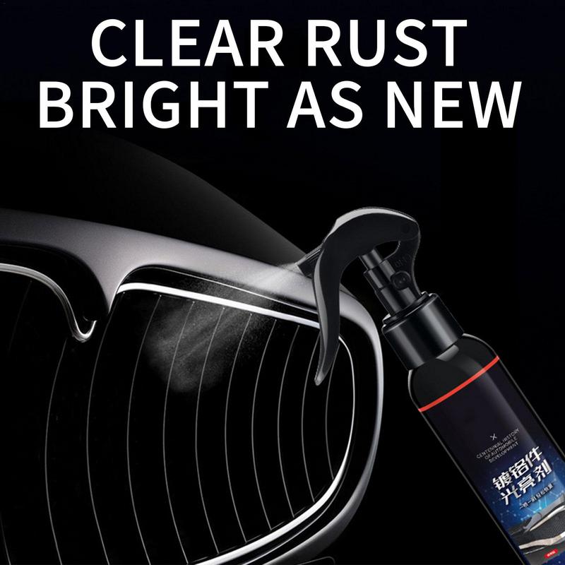 Krom Temizleyici Pas Sökücü Pas Lekesi Sökücü Krom Sprey Temizleyici Pas Alma Spreyi 120ml Suya Dayanıklı Araba Dış Bakımı