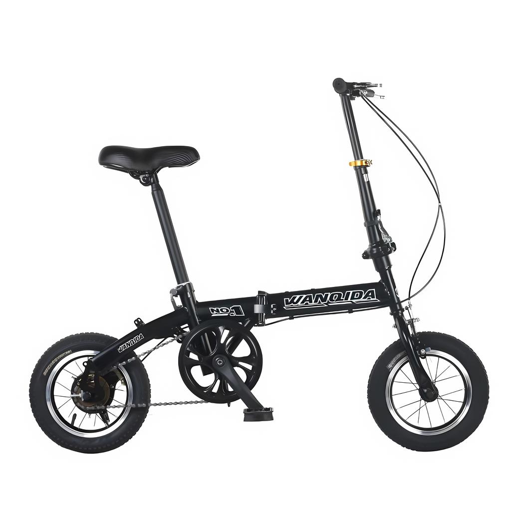 Foldable 12-inch Variable-speed Compact Bicycle for Adults, Lightweight and Portable, Suitable for Both Boys and Girls.