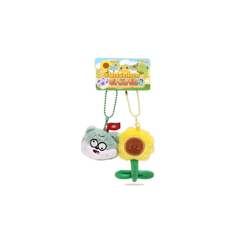 Zombies Vs Plants Battle Dog Plush Keyring With Adorable Animal Design Teens For