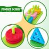 Silicone Color Sorting Stacking Toys Early Education Matching Toy Preschool Development