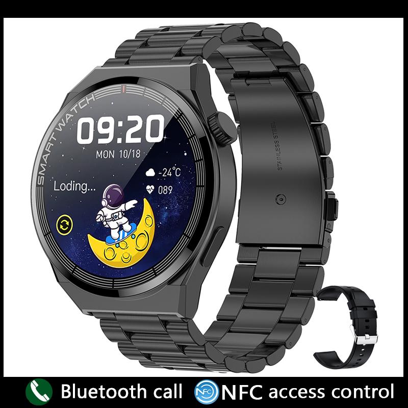 Chibear Nfc Smart Watch Men Women Rotary Button Multi-sport Mode Fitness Tracker Bluetooth Call Men Smart Watch For Android Ios
