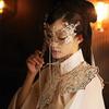 Pearls Women Mysterious Veil Chinese Style Accessories Anonymous Face Cover Wedding Headdress