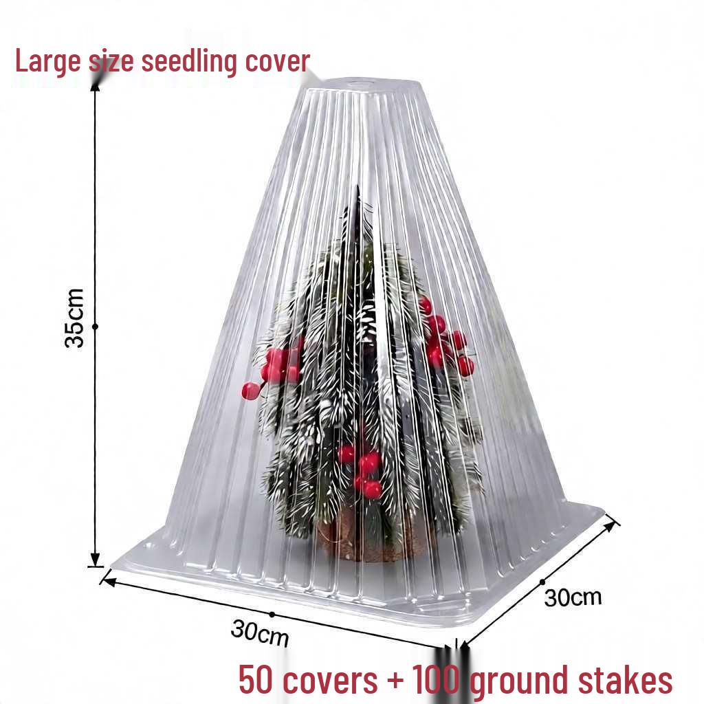 Durable Seedling Protection Cover: Windproof, Frostproof, Insect & Bird Barrier for Vegetables, Reusable Greenhouse Shield