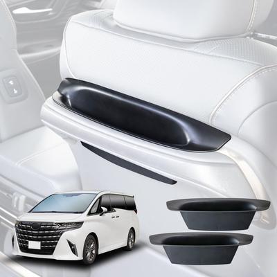 SEIWA Seat Back Handle Tray Storage Pocket Trash Can IMP412 for Toyota Alphard and Vellfire of 2 and Pads Protects Against Scratches and Rattling for