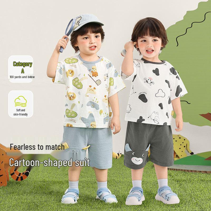 

Kaka Panda Kids Short Sleeve Shorts Set 73