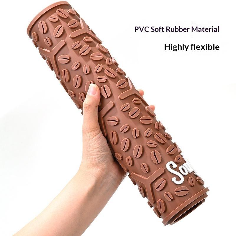 Coffee Bean Pattern Soft PVC Coffee Bar Mat Non Slip Quick Draining Waterproof Pad for Home Kitchen Countertop Decor