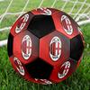 TAGLIA 5 Pallone da Calcio AC Milan Colorato Per Tutte le Età Cucito a Macchina PVC Pronto per la Competizione Resistente Alto Rimbalzo