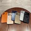 For iPhone 17 Pro Case Compatible with MagSafe Lens Protection Acrylic + TPU Matte Phone Cover