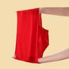 Langsana Women's Red High-Waist Tummy Control Cotton Briefs - 4 Pack