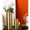 Weijin Modern Minimalist Gold Metal Vase