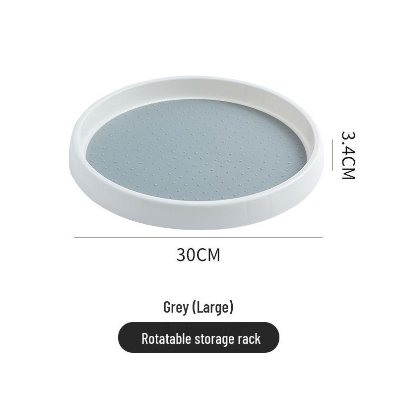 

Rotatable Kitchen Seasoning Rack: Multifunctional Turntable for Oil, Salt, Soy Sauce, and Vinegar Storage.
