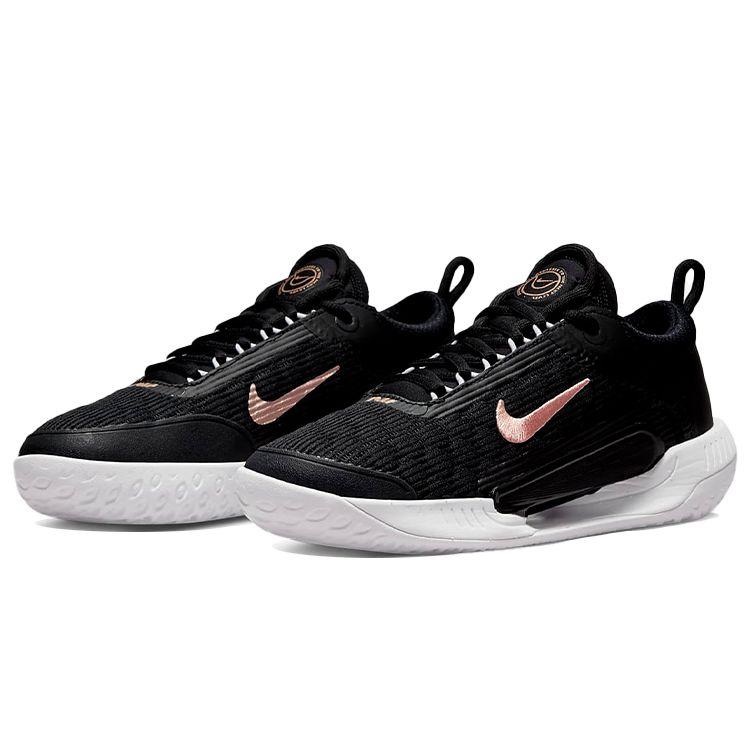 Nike Court Zoom NXT Black Metallic Red Bronze Women Sneakers White DH0222-091