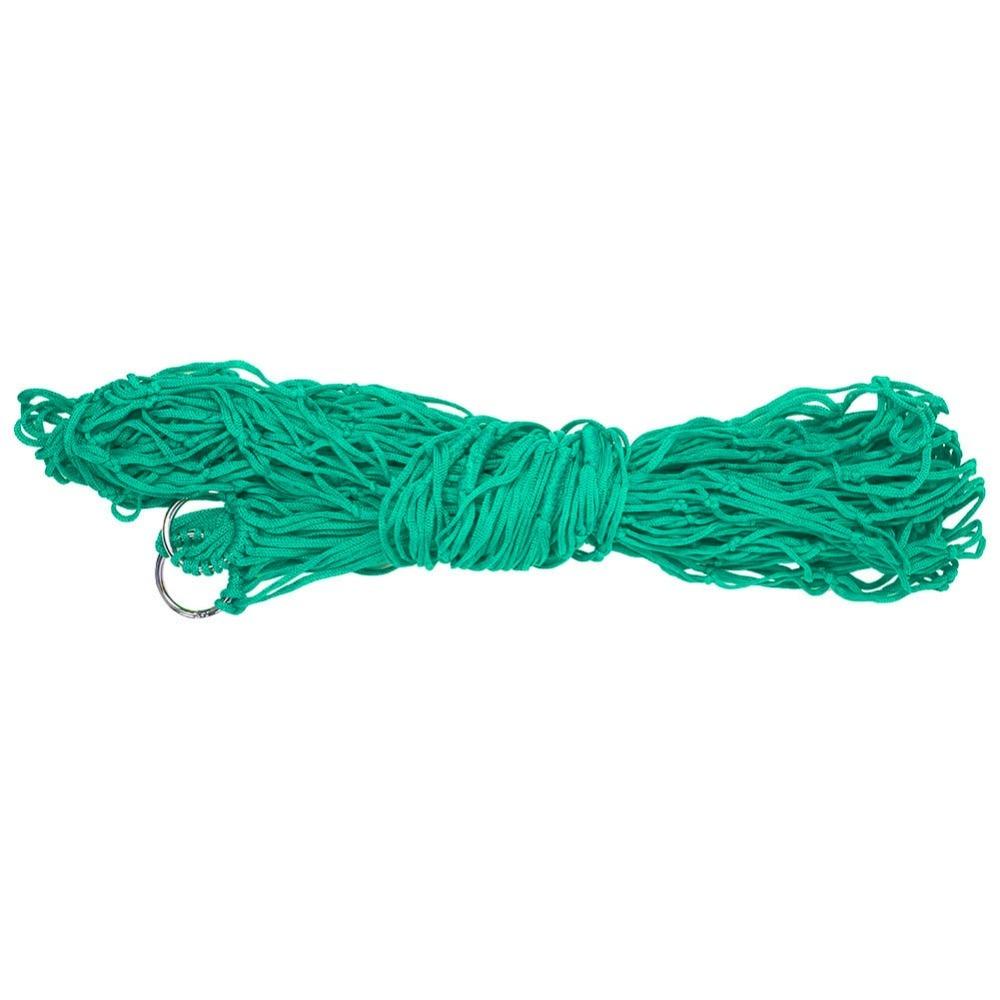 Strong Load-Bearing Capacity Nylon Mesh Hammock Smooth Net Swing Hanging Rope Hammock  Camping