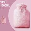 1000ML Soft Hand WarmerHot Removable Hot Water Bottles Bag Reusable For Girl Portable Hand Foot Warmer Cover Explosion-Proof