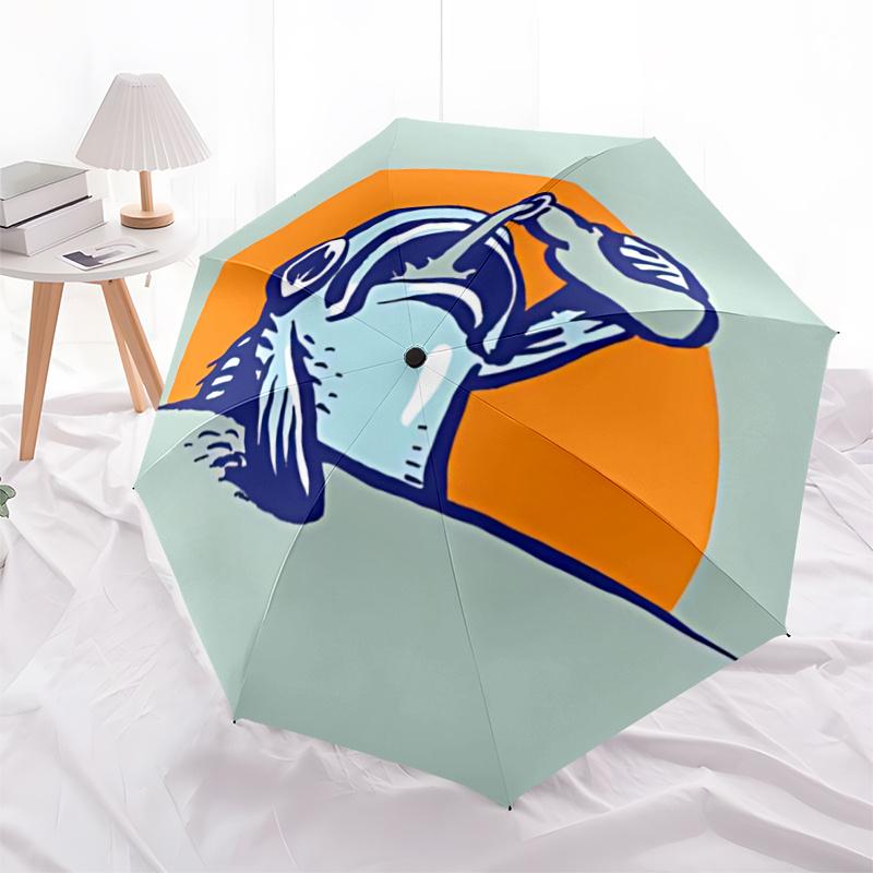 1pc Fish Pattern Umbrella That Opens  Closes Automatically  Perfect Gift with a Convenient Folding Mechanism 20