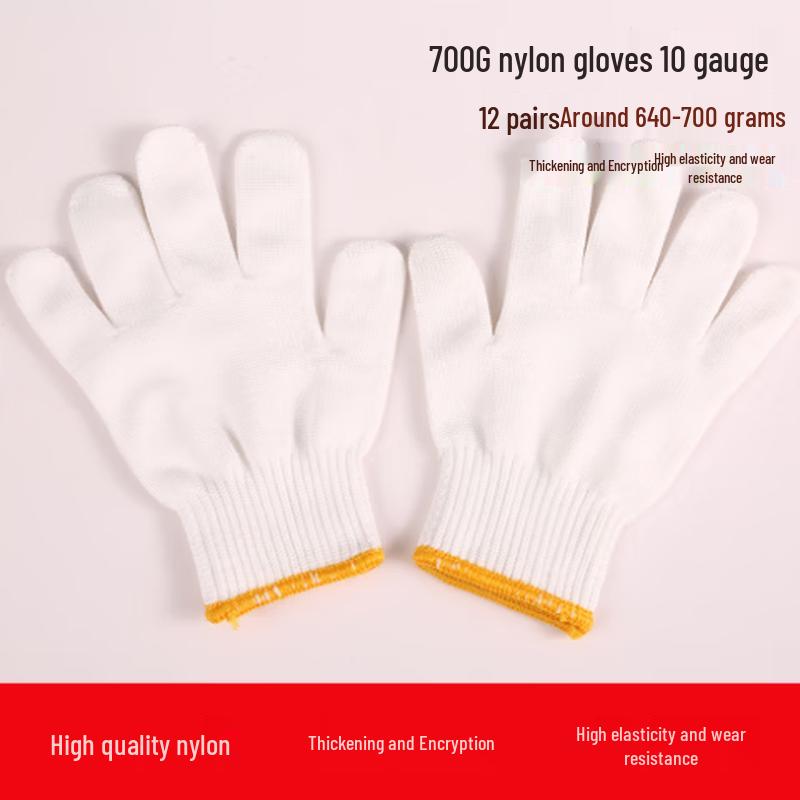 Golden Fox King Wear-Resistant Nylon Work Gloves
