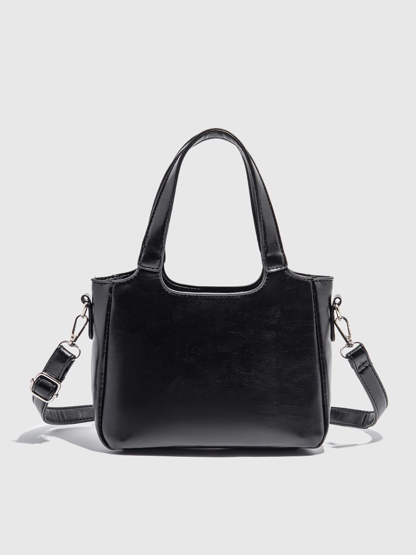 

Bucket bag women s summer new portable vegetable basket bag large capacity commuter shoulder messenger bag tide чёрный