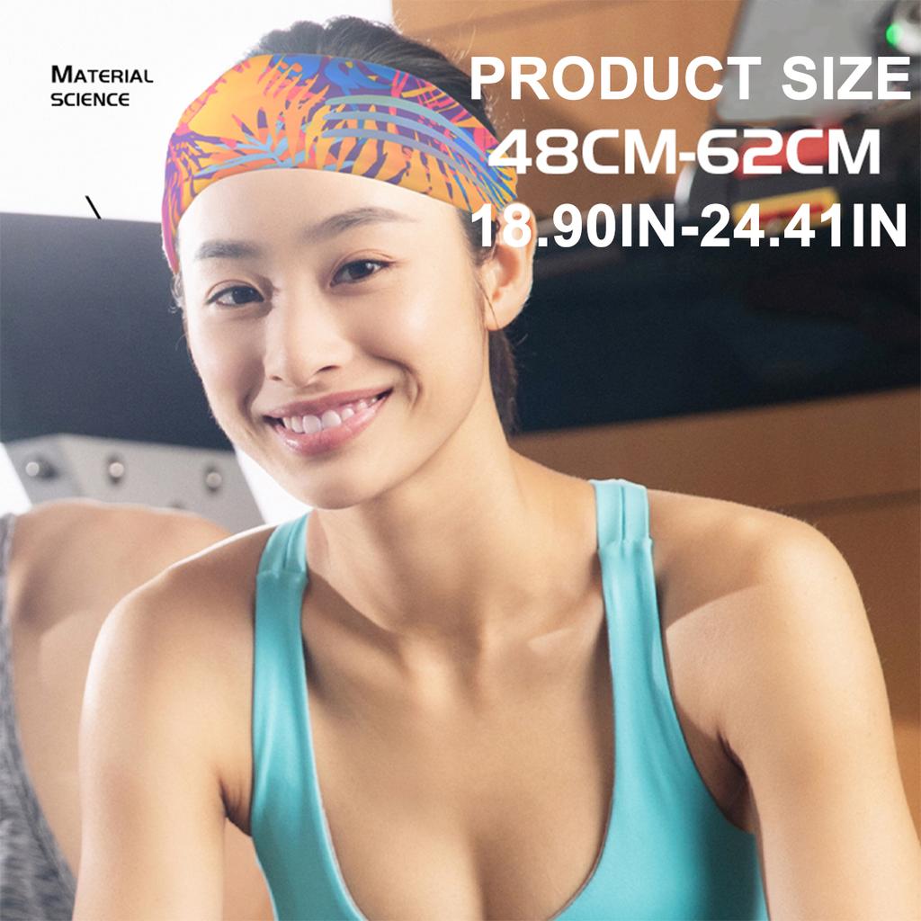 WRELS Sports Headband Wicking Workout Workout Sweatband Non Slip for Running Fitness Yoga Cycling Sport Sweatband for Men Women