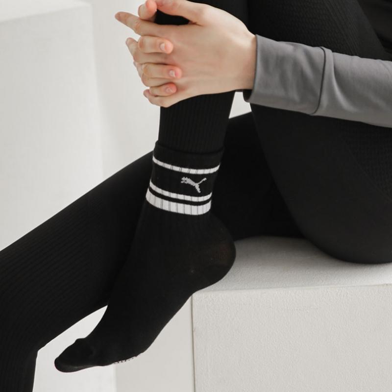 Puma Longmok Crew Border Socks 3+3 Pairs