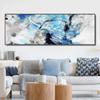 Abstract Blue Oil Painting Print On Canvas Posters Large Size Classical Wall Art Pictures for Modern Living Room Decor Cuadros