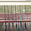 Spinning Casting Dual Use Fishing Rod 1.65m 2 Section Fiberglass Lure Tackle for Beginner and Pro Anglers
