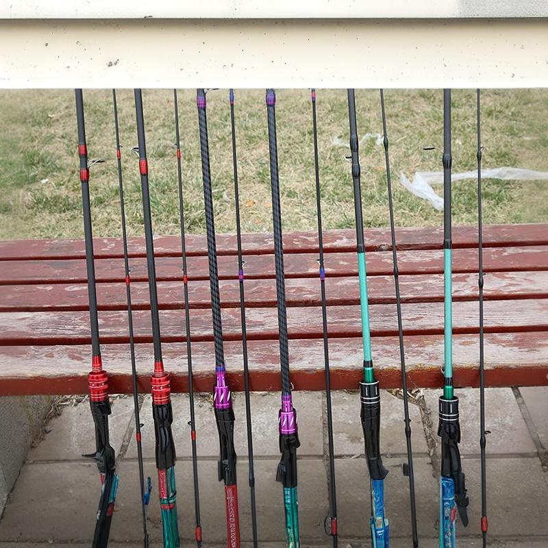 Spinning Casting Dual Use Fishing Rod 1.65m 2 Section Fiberglass Lure Tackle for Beginner and Pro Anglers