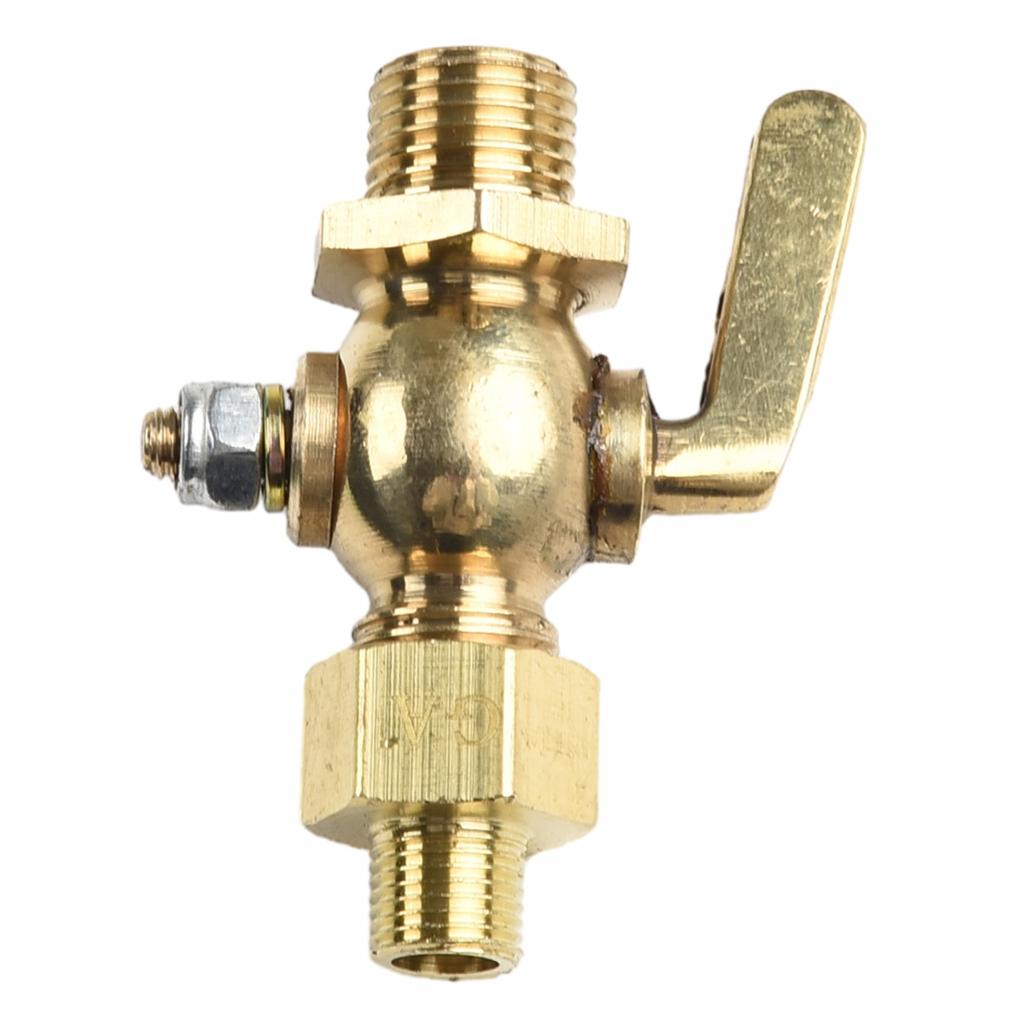 Brass Petcock 1/8"-1/4" Fuel Tap Suitable for Vintage Motorcycles