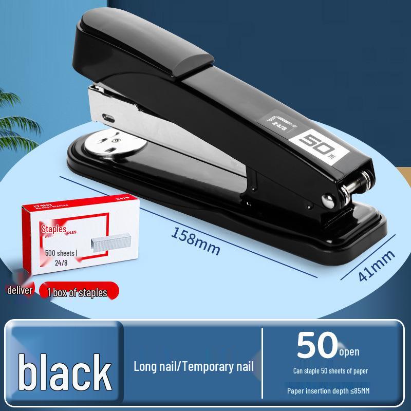 Universal Heavy-Duty Stapler - Labor-Saving, Thickened Design for All Sizes (Large, Medium, Small)