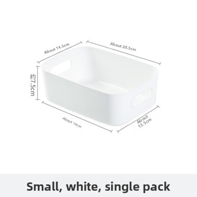 Kleinteile-Aufbewahrungskörbe, Kosmetik und Snacks, Schreibtisch- und Wohnheim-Aufbewahrungsboxen, Haushalts-Kunststoff-Aufbewahrungsboxen