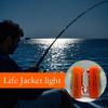 Life Jacket Strobe Light Seawater Activated Positioning Safety Light Waterproof Clip On Boating Equipment Accessories for Marine