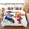 Sundrop FNAF Beding Set Single Twin Ful Quen King-Sized Dimensionsd Dimensions Bed Linen Set Adult People Bedrom Duvetcover Sets Anime Sundrop FNAF