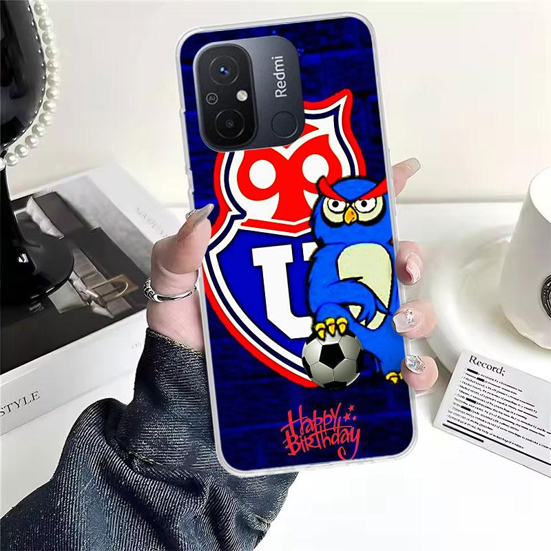 De Chile U-University Logo For Xiaomi Redmi 13C 13 12C 12 14C Phone Case 10 10A 10C 9 9A 9C 9T 8A 8 7A 7 6A 6 Pro K70 K60 K40 K2