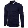 Men's Slim-Fit Zipper Baseball Jacket: 2023 Spring/Autumn Fashion Hoodie
