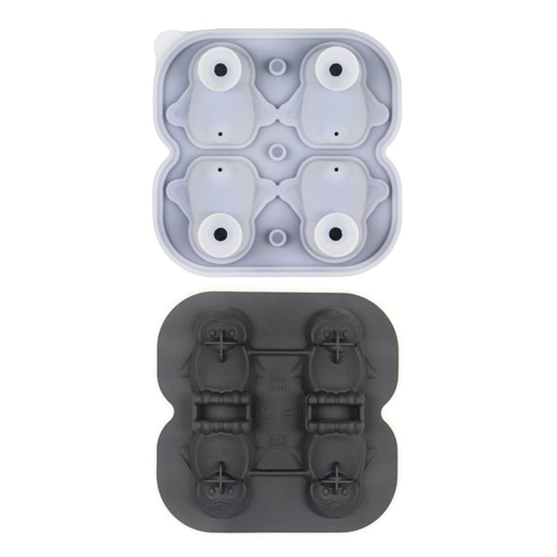 Diy Animal Handwork DIY Ice Creams Molds Silicones Popsicles Cheese Stick Molds with Lid Cake Stick Molds 4-link