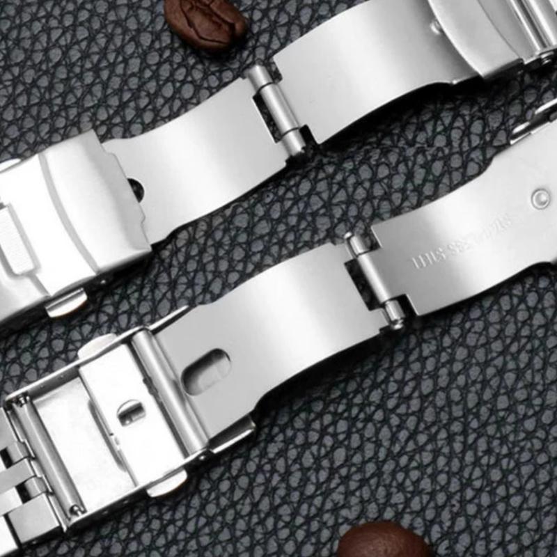 22mm Diving Steel Metal Strap for Casio Duro Mdv107-1A MDV106-1A Watch Wristband Bracelet Watchband Replacement Parts 3 Styles
