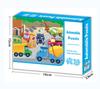 24-Piece Dinosaur Traffic Cognition Puzzle for Kids - Early Education Toy