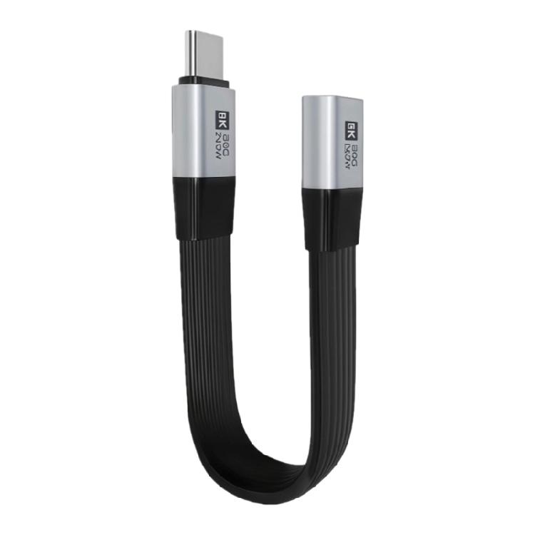 

Silicone Extension Cable 240W 8K USB C 80Gbps Data Transmission Cable 8K@60Hz Video Cable for Smartphone Laptops