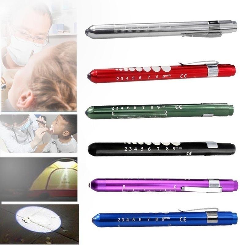 Multi-color Flashlight Medical First Aid LED Pen Light Flashlight Torch Doctor Nurse EMT Emergency Household Items