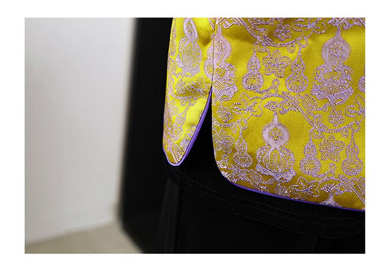 Spring 2026 Jacquard Vest, Long Sleeve Shirt & Wide-Leg Pants Set for Middle-Aged Women