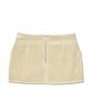 YOUHEE Cotton Pocket Mini Skirts Beige