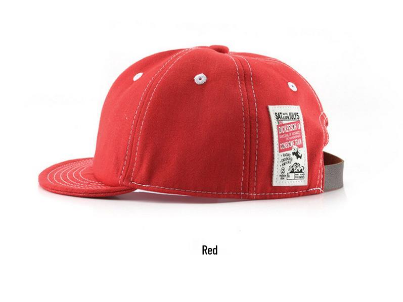 Unisex Denim Applique Baseball Cap - Korean & Japanese Style Soft Top Duckbill Hat Trend