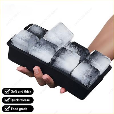 1PC 8Grids Silikon Eiswürfel Formen Sphärische Eiswürfel Formen Eis Creme Eiswürfel, Der Maschine Wiederverwendbare Whisky Eis cube Formen