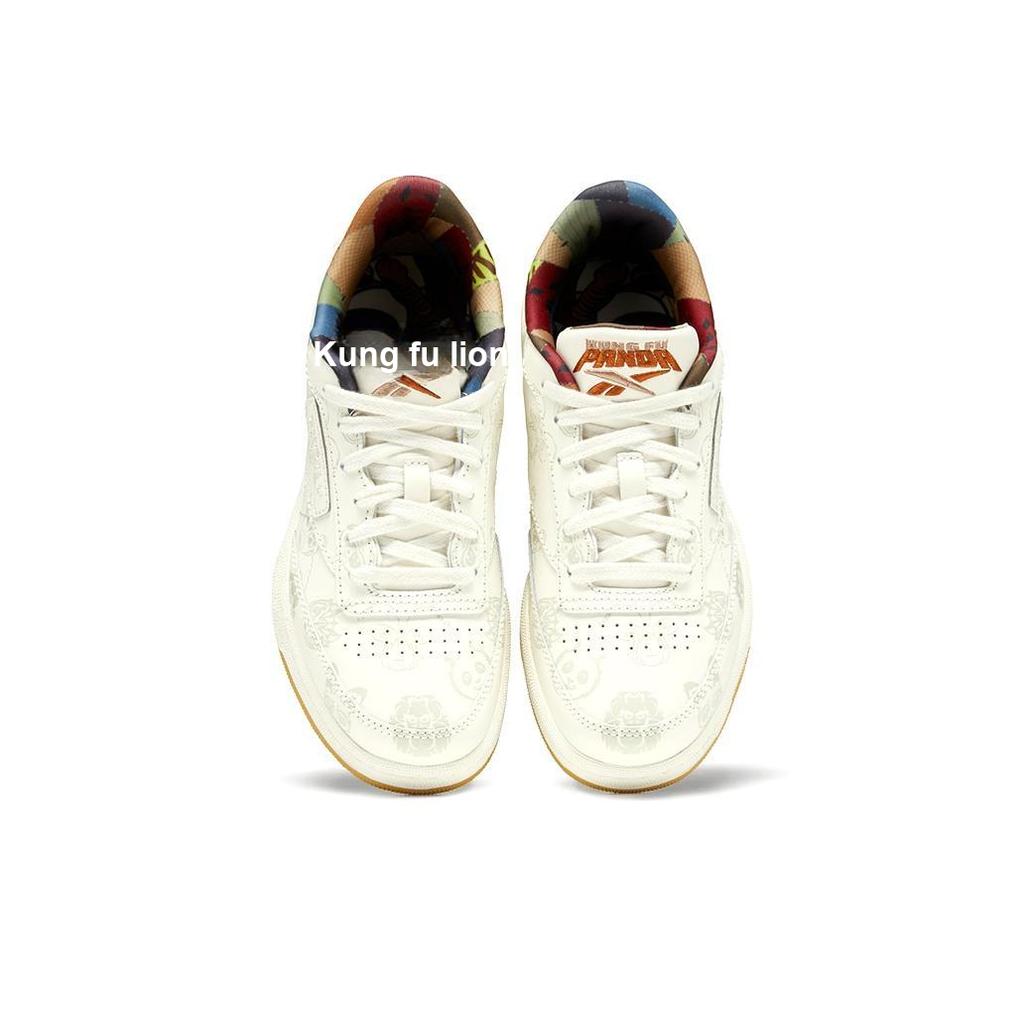 Kung Fu Panda x Reebok Club C 85 J Family Dětské tenisky Krémová Klasická bílá Papírově bílá H01194
