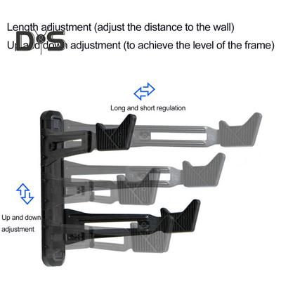 Bike Wall Mount Heavy Duty Metal Horizontal Bike Wall Hanger Space Saving Home Garage Apartment Mountain Road Bicycle Bike Wall Storage Rack