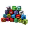 Geometry Dash Cubo Juguetes de Peluche Rellenos Muñeco de Peluche Almohada Pequeña Colgante Cuadrado Juego Lindo Colección Fans Niños Regalo de Cumpleaños 12CM